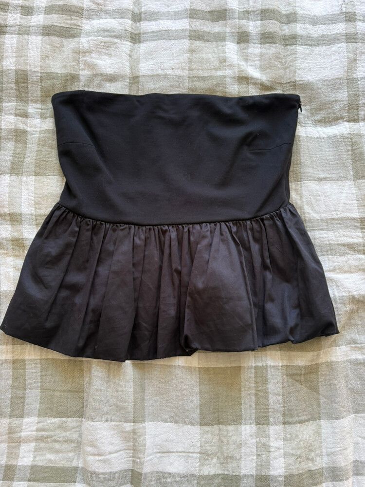 Forever New Black Strapless Top