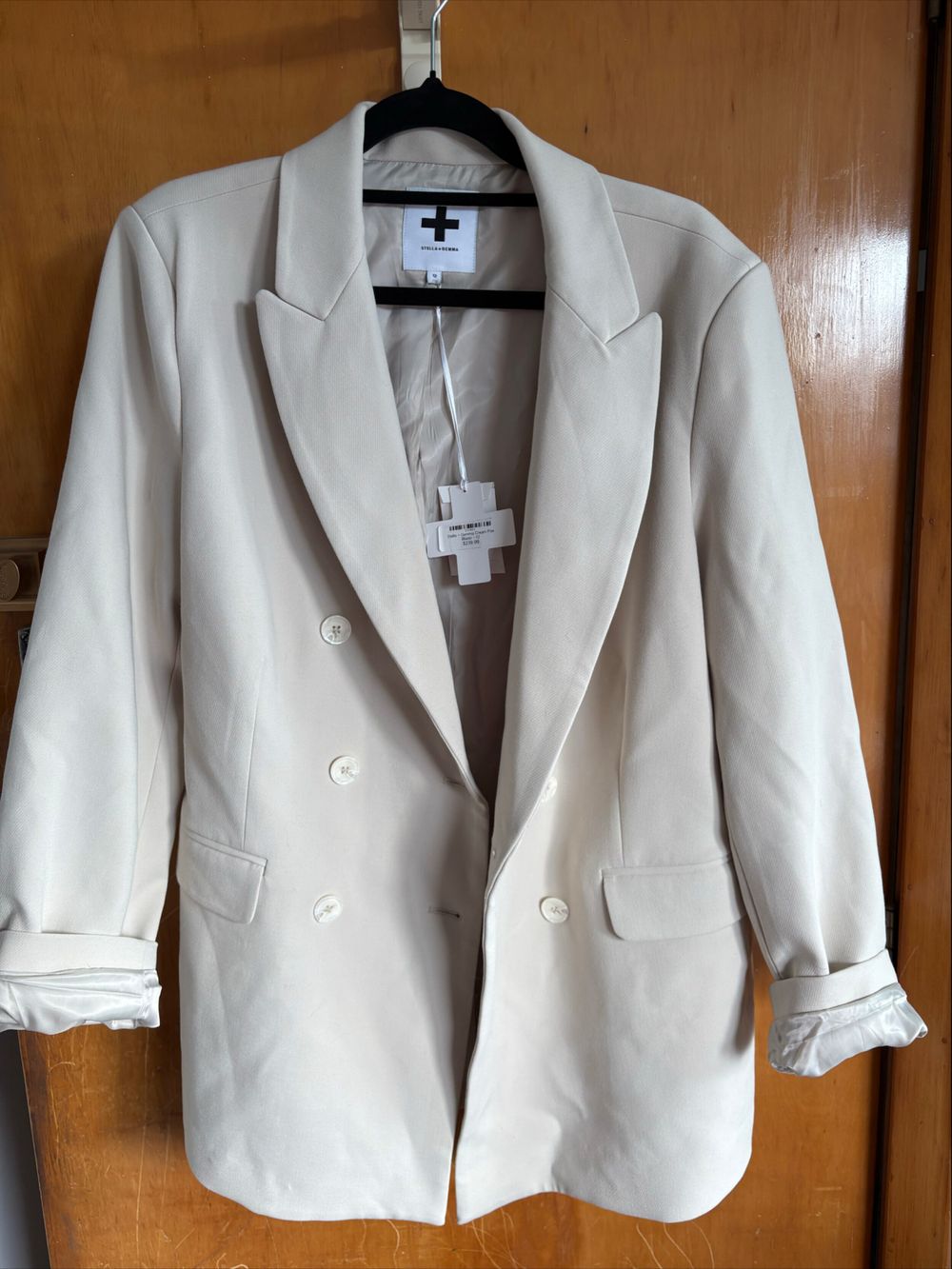 Stella + Gemma Cream Blazer Brand New