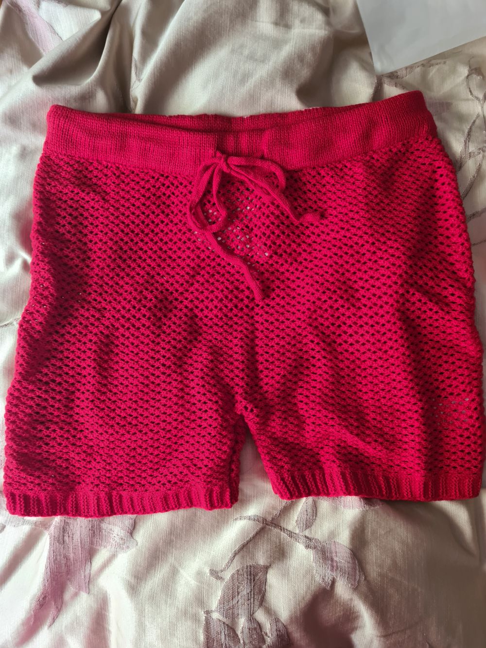 Sabbi Red Knit Shorts