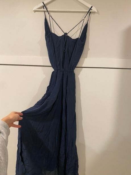 ‘Blak’ navy bridesmaid dress