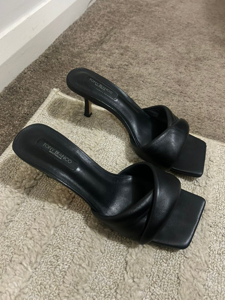 Tony Bianco Black Heels