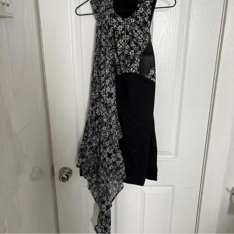 Ksubi Black Mini Dress with Floral features Size S