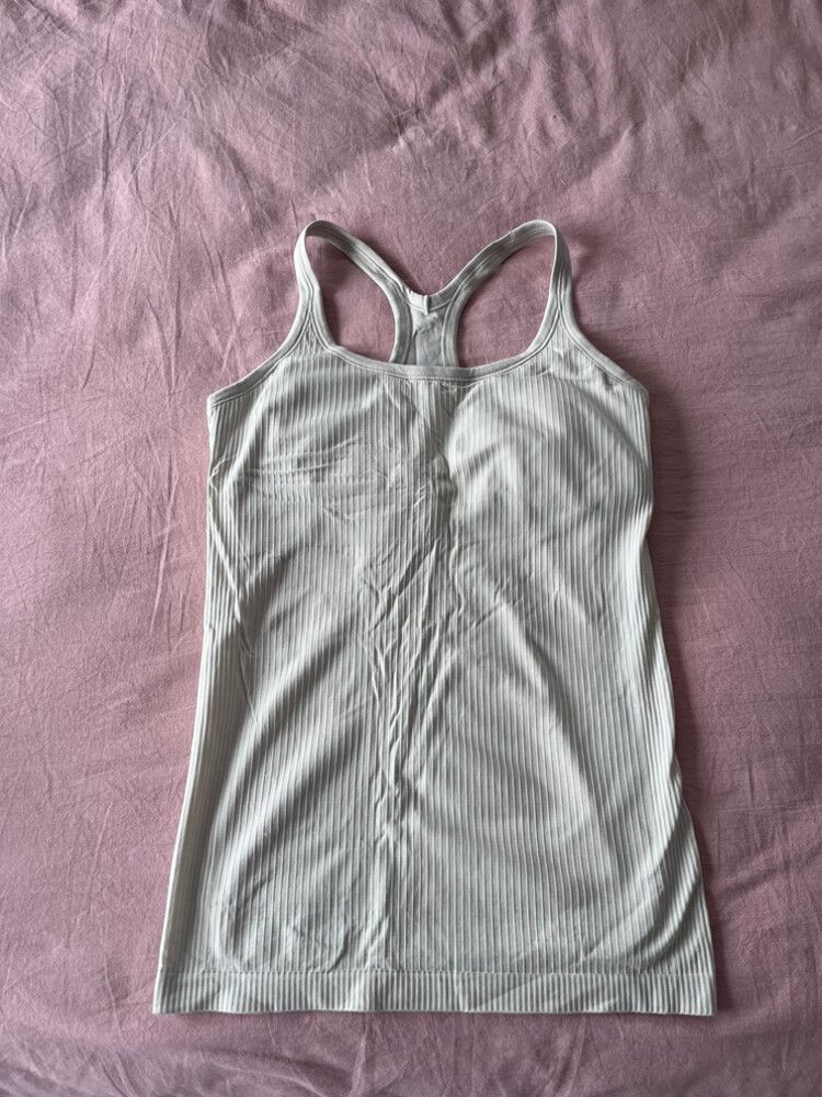 Lululemon Ebb to Street Tank in Ivory