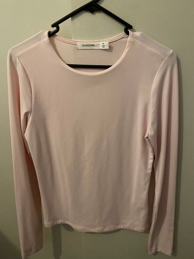 Glassons Pink Supersoft Long Sleeve Top