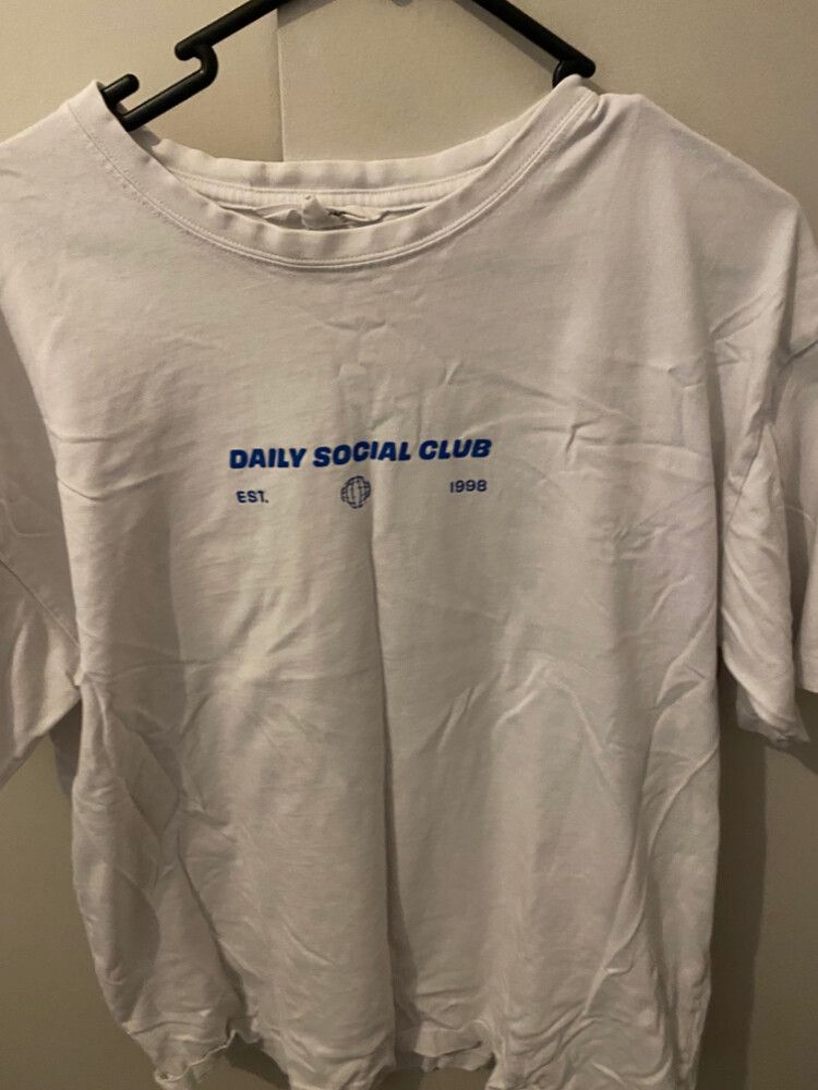 Glassons White Daily Social Club T-Shirt