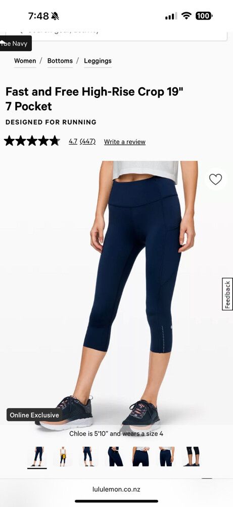 Lululemon 3/4 Tights