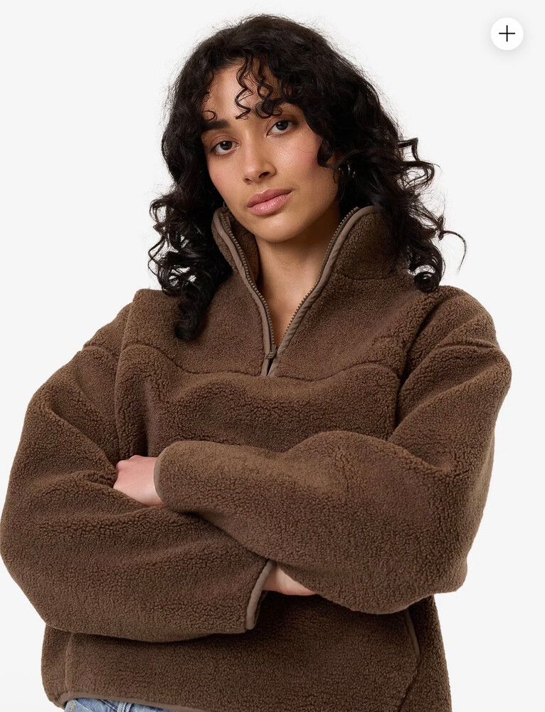 Thrill Reid Sherpa Quarter Zip Jumper