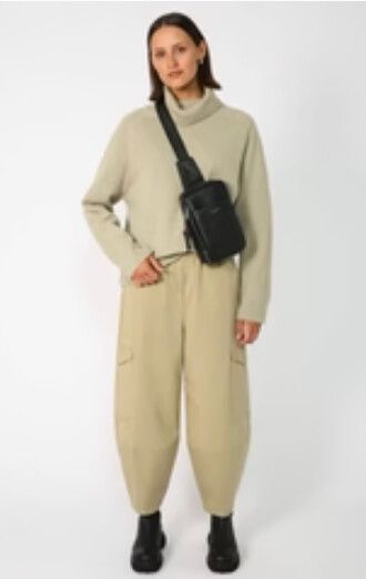Moochi Global Barrel Leg Pants - NEW