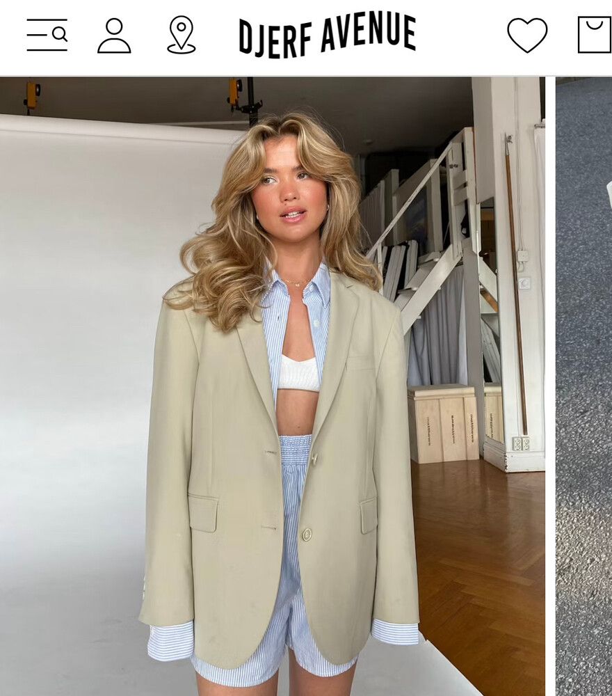 Djerf Avenue Forever Blazer Greige