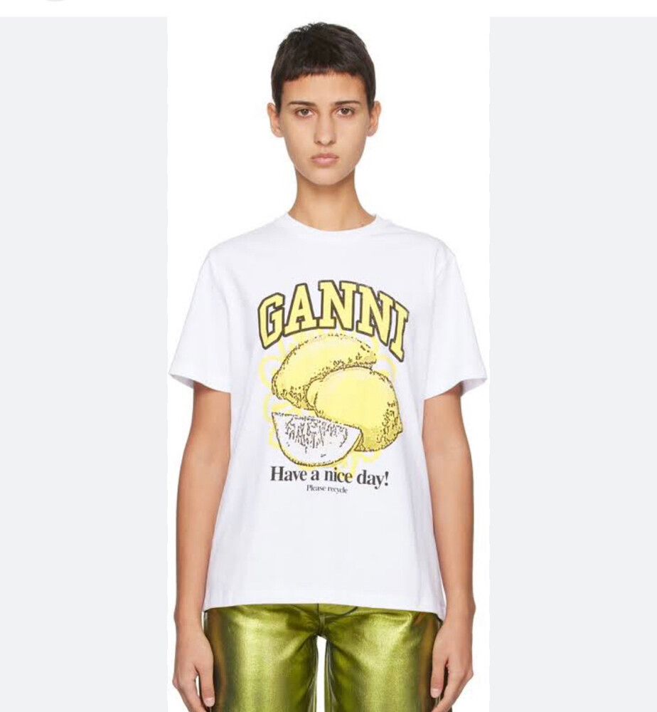 GANNI Lemon Shirt
