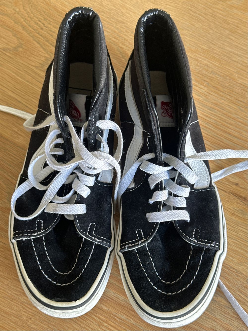 Vans Black White High-Top Sneakers