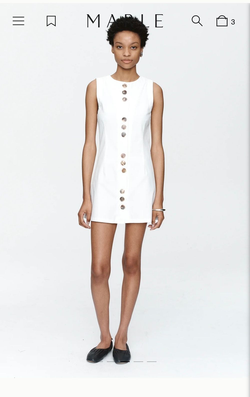 mini dress videos White Strapless Pleated Mini Izel Dress – SABO