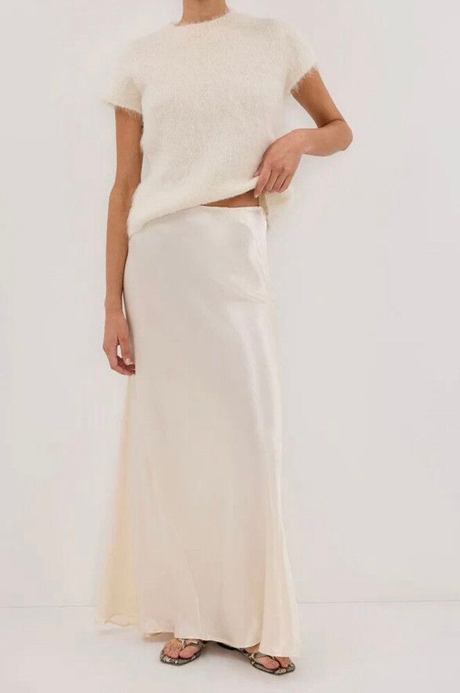 DISSH Charlie champagne maxi skirt