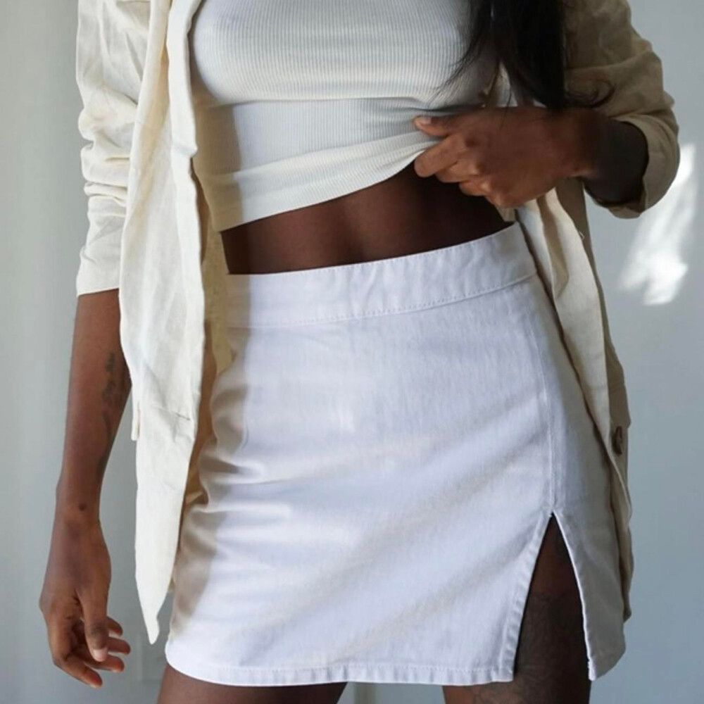 Lioness White Mini Skirt