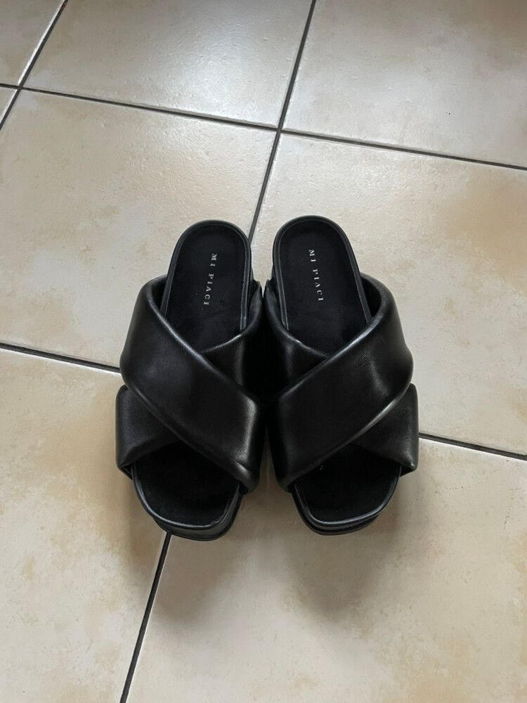 Mi Piaci Sandals - Bacardi / Black Leather / EU 40