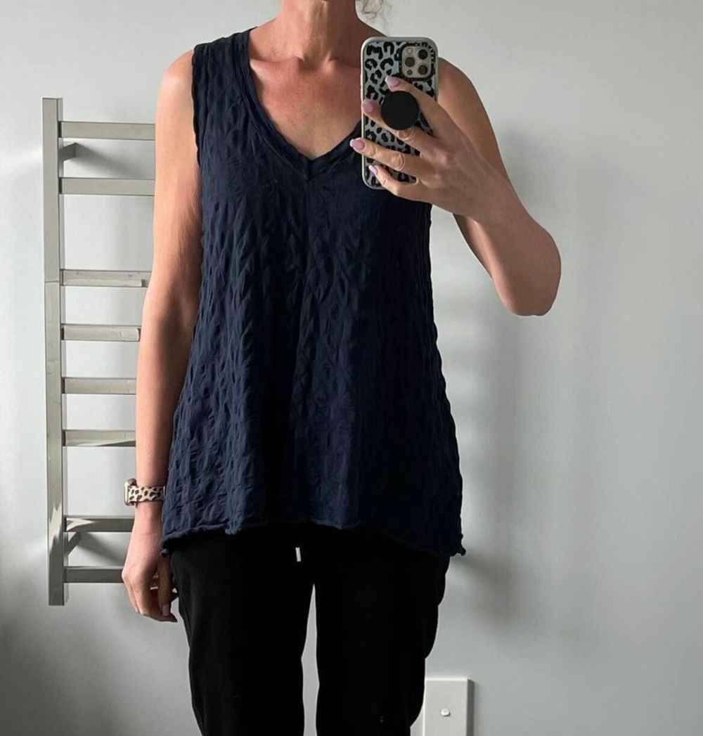 Dark Blue Top