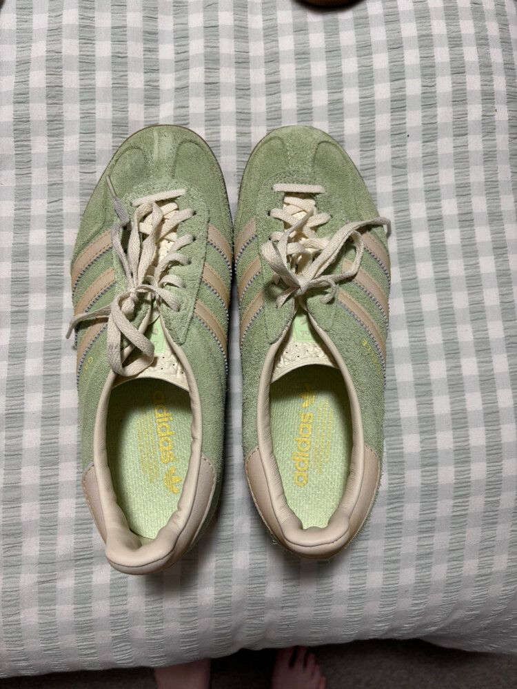 adidas gazelle silver green womens adidas
