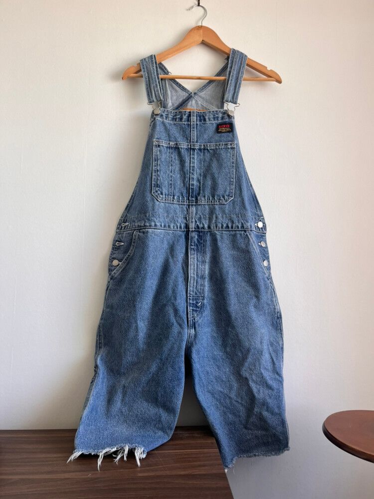 Levi's Blue Cut Off Overalls Size Men’s M