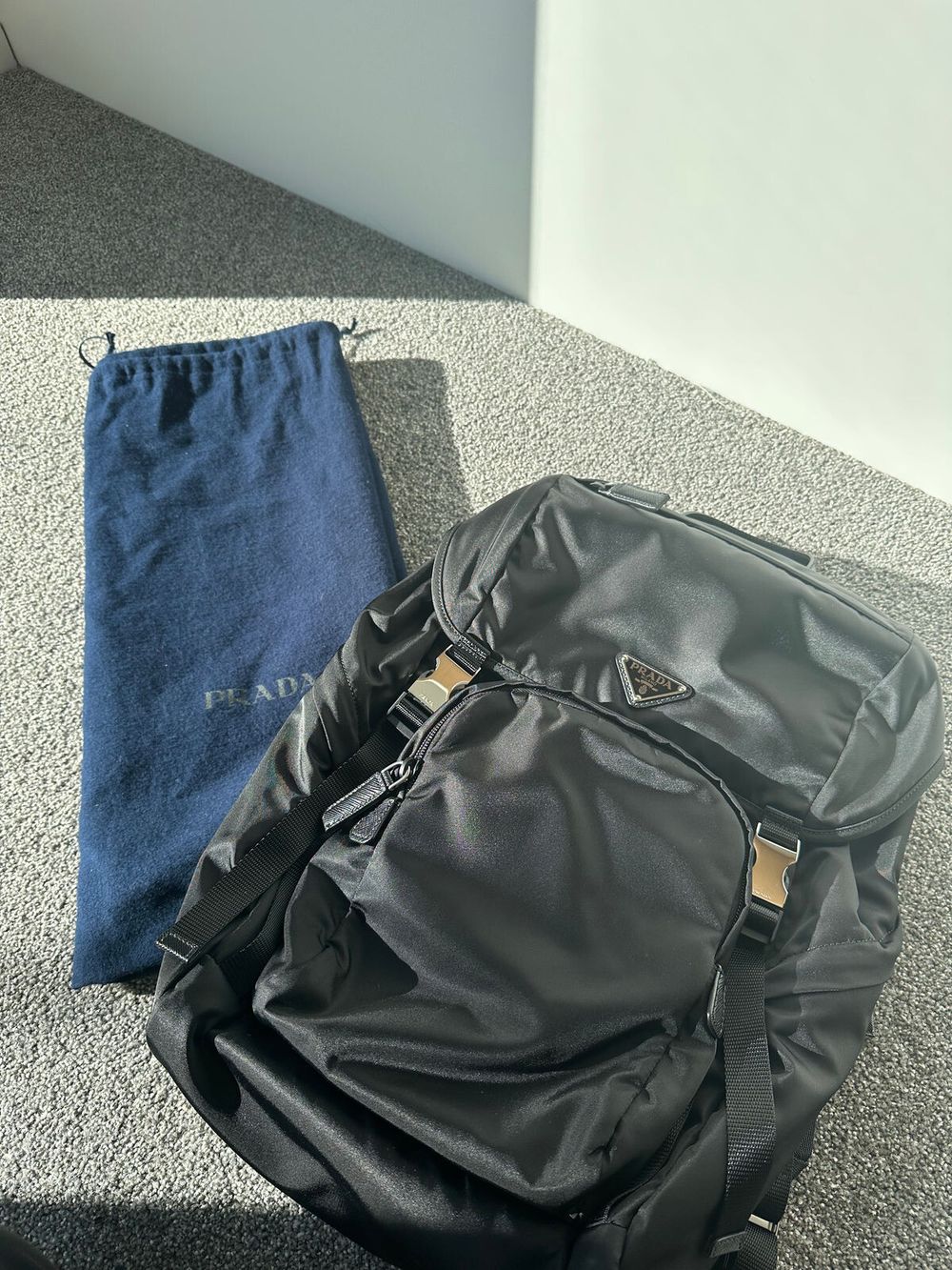 Prada Black Backpack