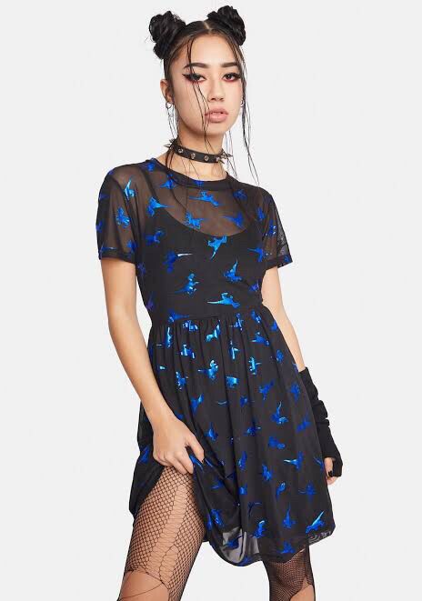 dangerfield denim dress Dangerfield insect dress size 22 AU New