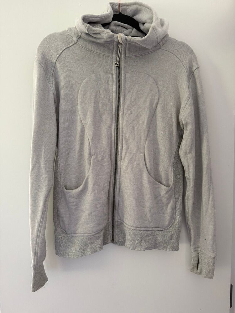 Lulu Lemon Grey Zip-Up Hoodie