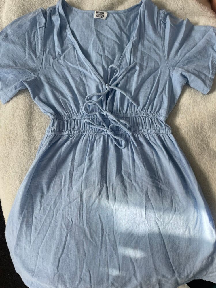 Cotton On Tie Front Mini Dress