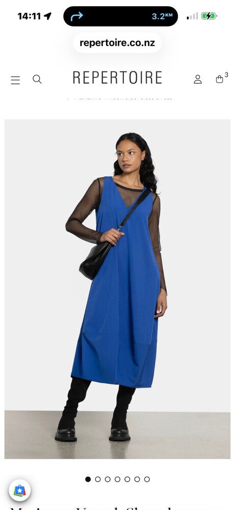 Repertoire Marianne V Neck Sleeveless Dress