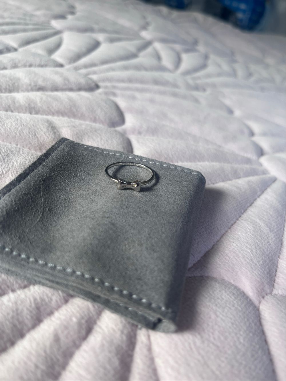 Stolen Girlfriends Silver Baby Bow Ring size O