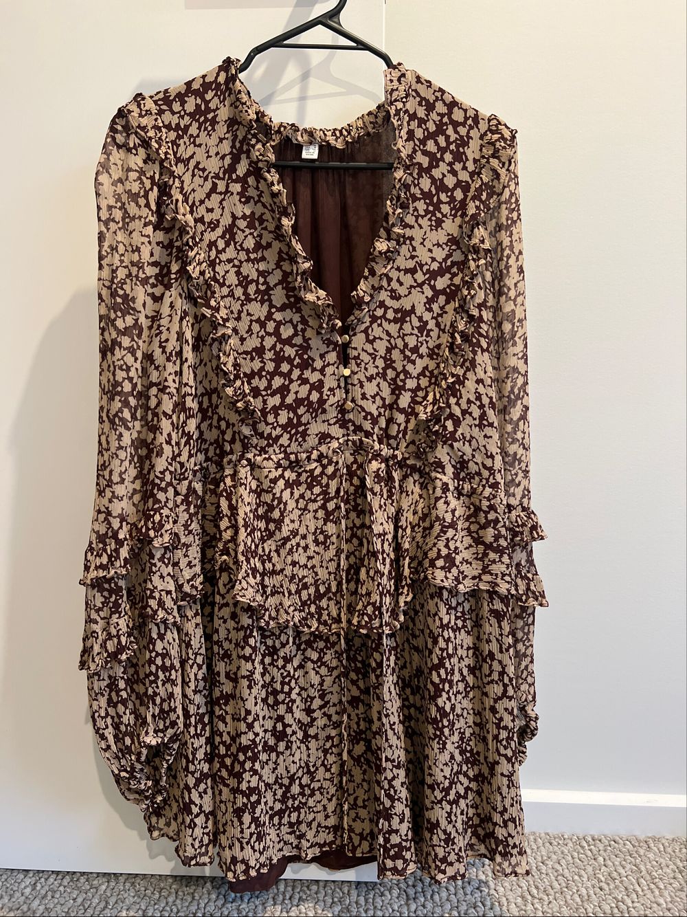 Joy Layla Long Sleeve Ruffle Shona Joy Willow Ruffle Mini Dress Shona Joy  Shona Joy VALERIA