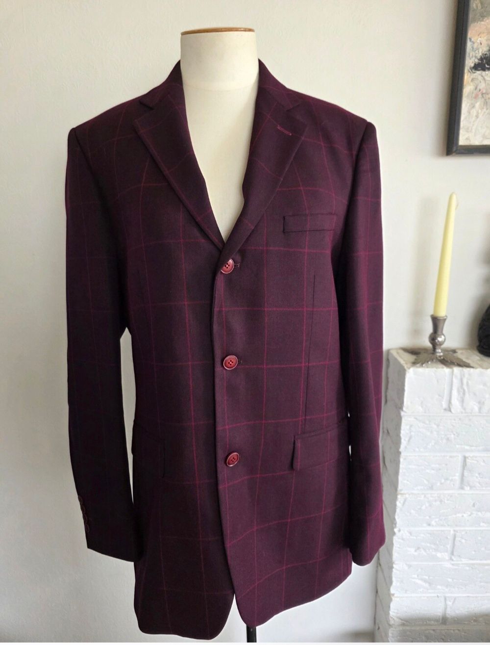 BENJAMIN BARKER- DAPPER TWO PIECE SUIT SIZE 52 RRP $1245