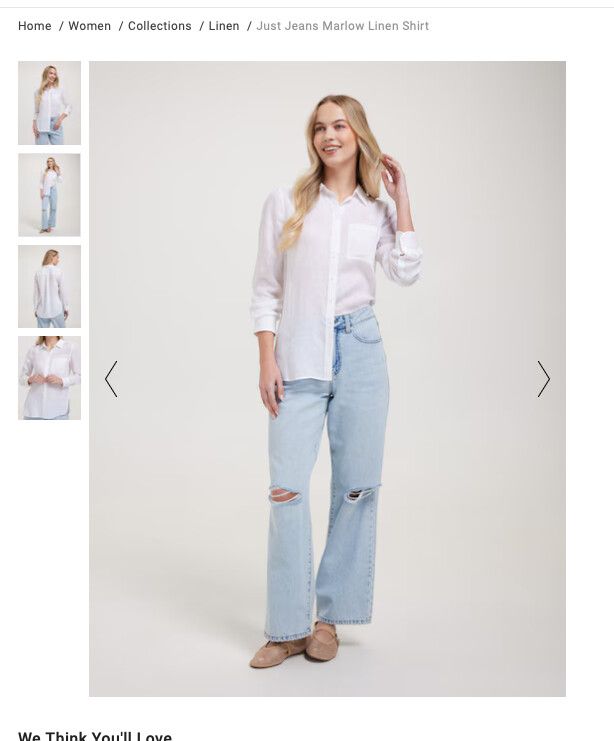 Pure French Linen White Shirt