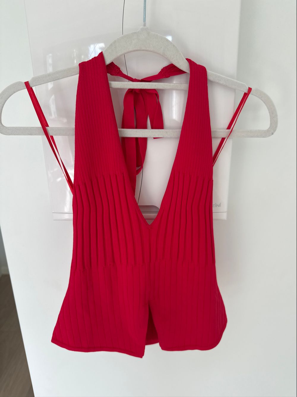 Kookai Red Halter Top