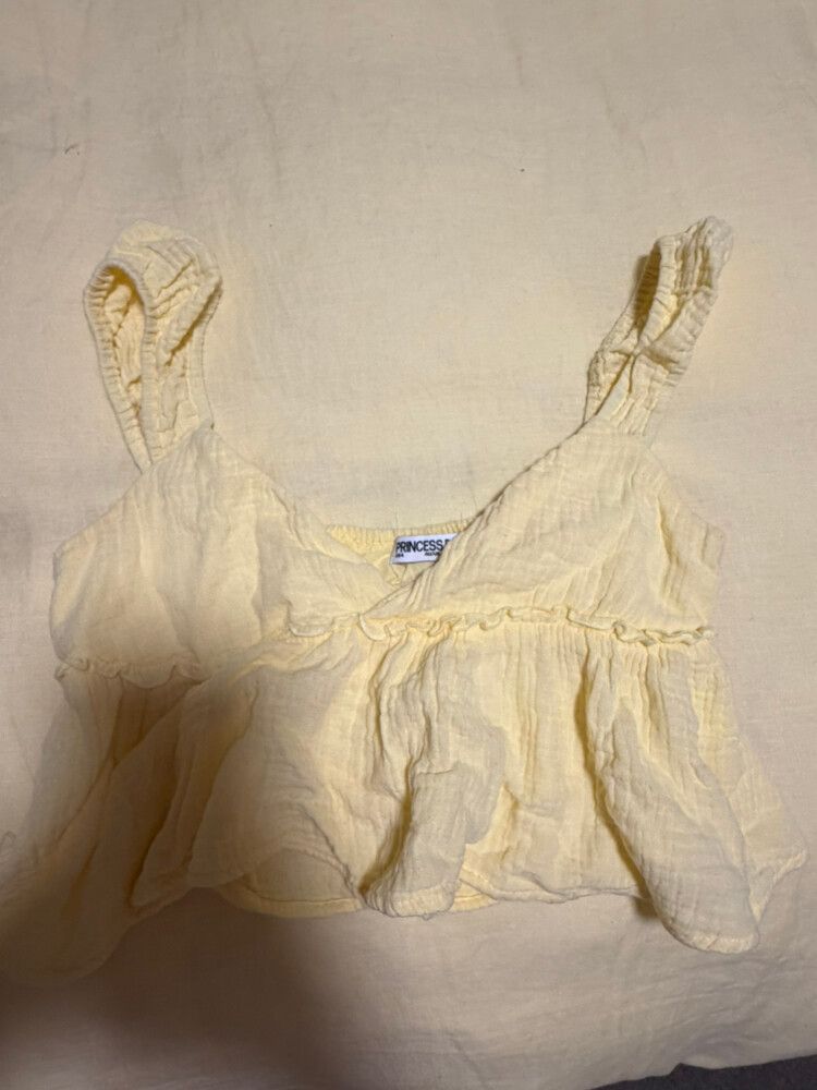 Princess Polly yellow cami top