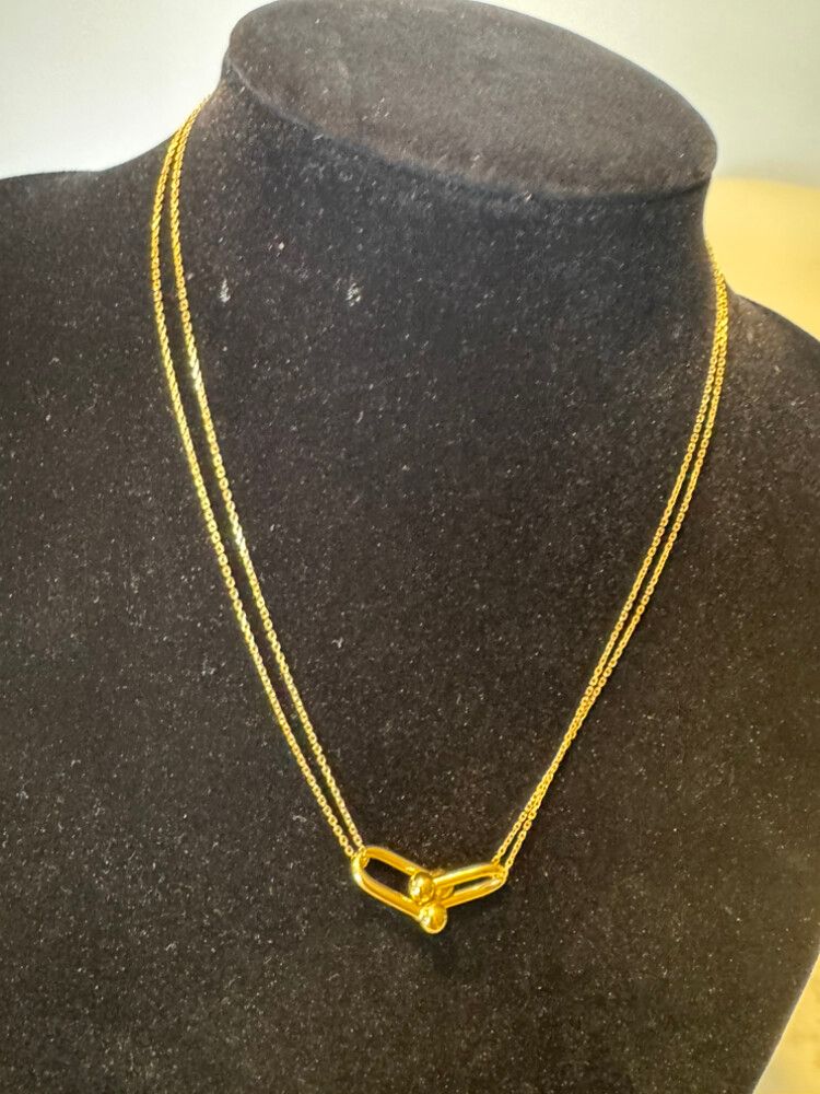 18Karat real gold necklace