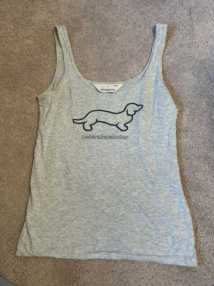 peter alexander grey pj top