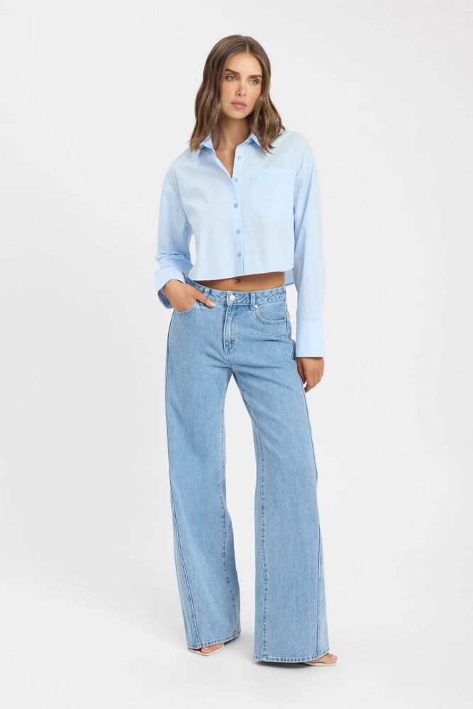 FREDDY BOXY LONG SLEEVE SHIRT