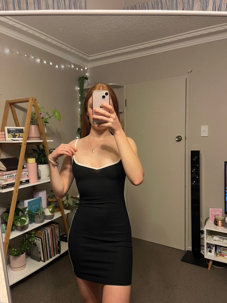 Princess Polly - black and white mini dress on Designer Wardrobe
