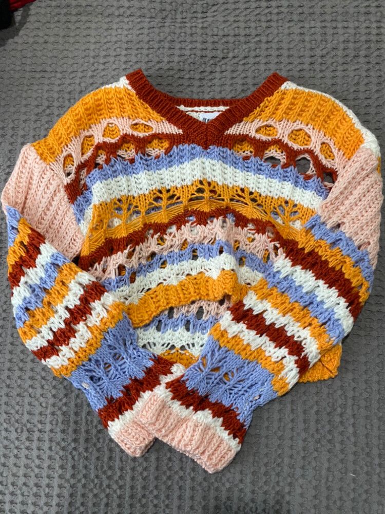 Crochet Cropped Sweater