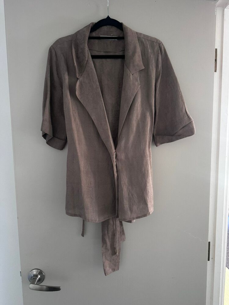 Gregory Brown / Green Wrap Button Shirt Size 12