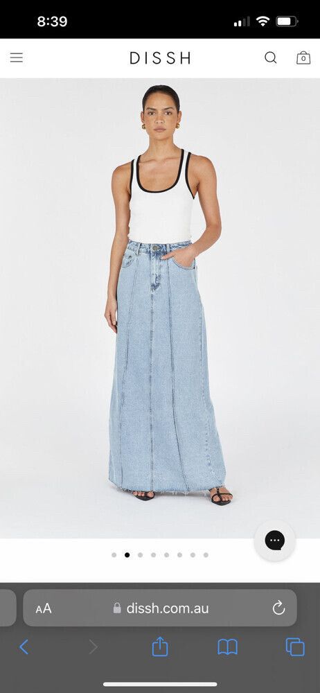 Dissh della denim skirt