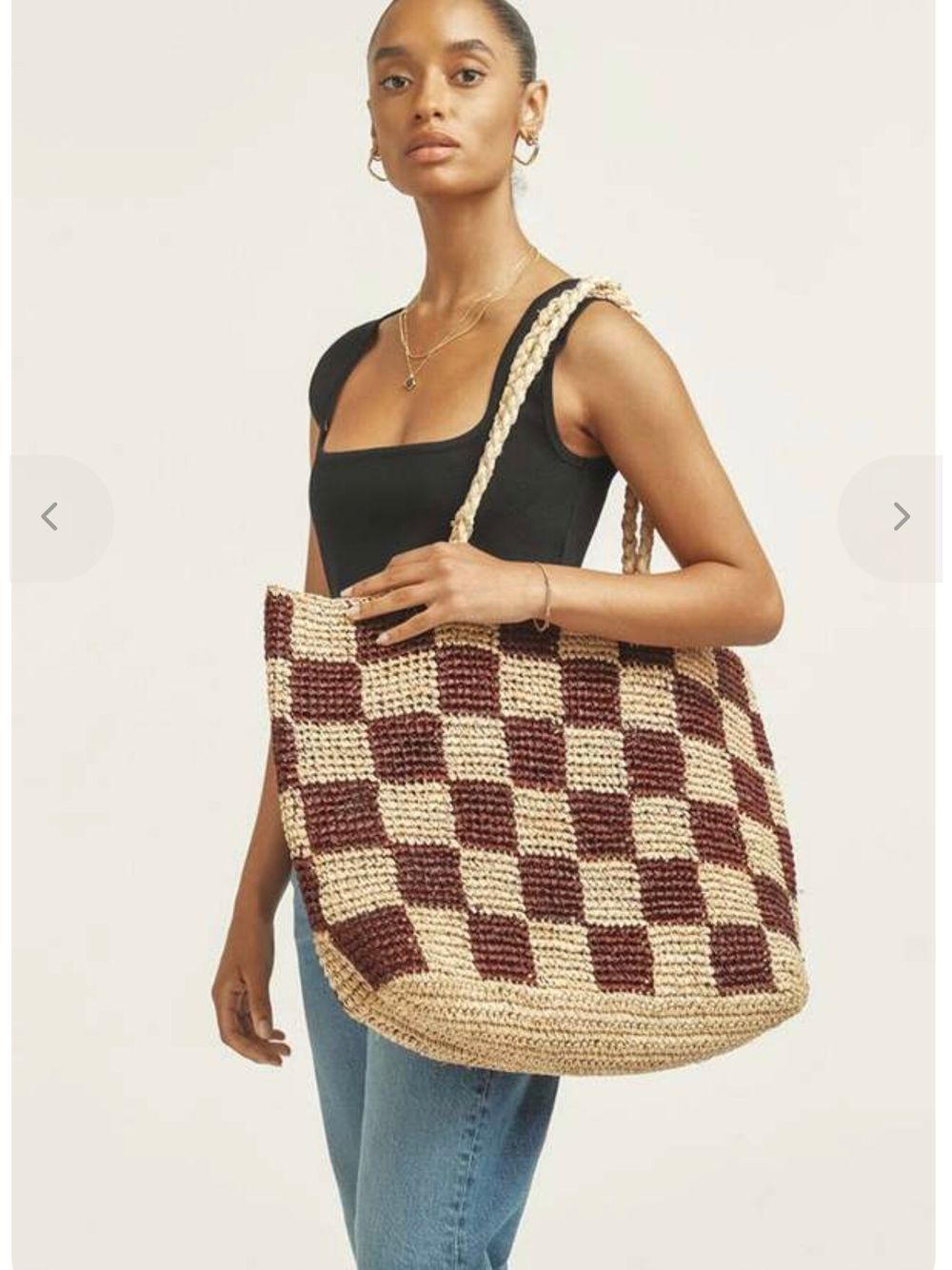 Brie Leon Large Straw Bag