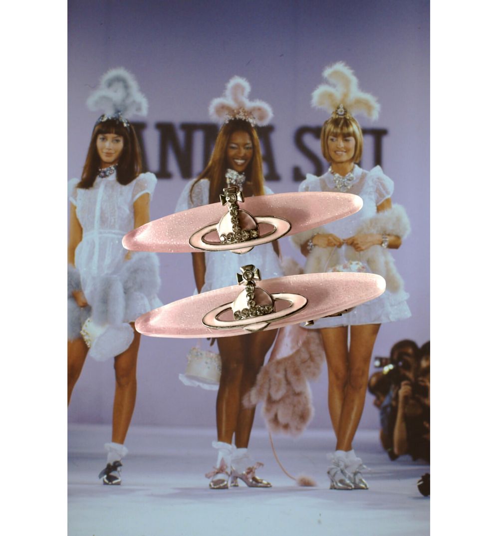 Vivienne Westwood Pink Hair Clips