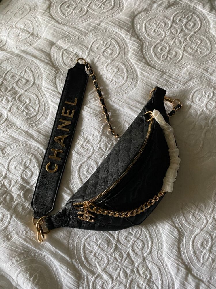 Faux leather bum bag