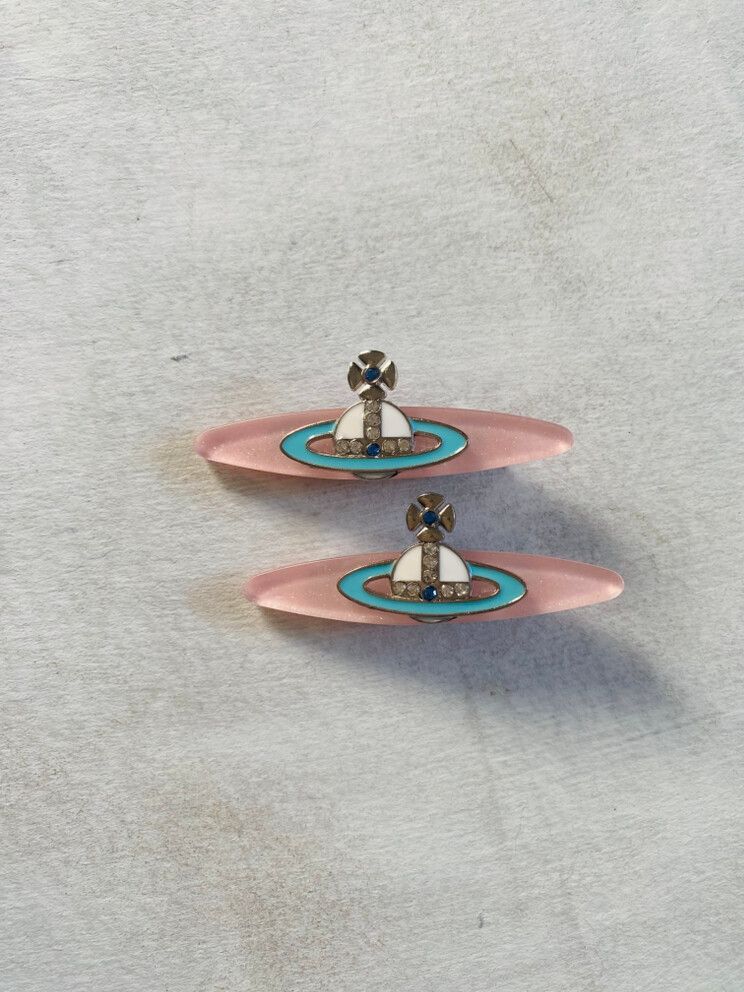 Vivienne Westwood Pink Hair Clips