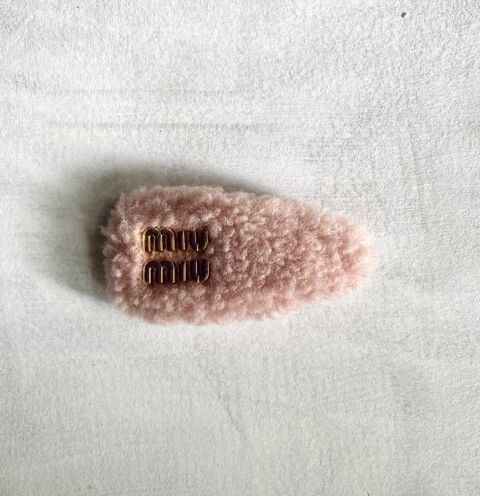 Miu Miu Pink Hairclip.