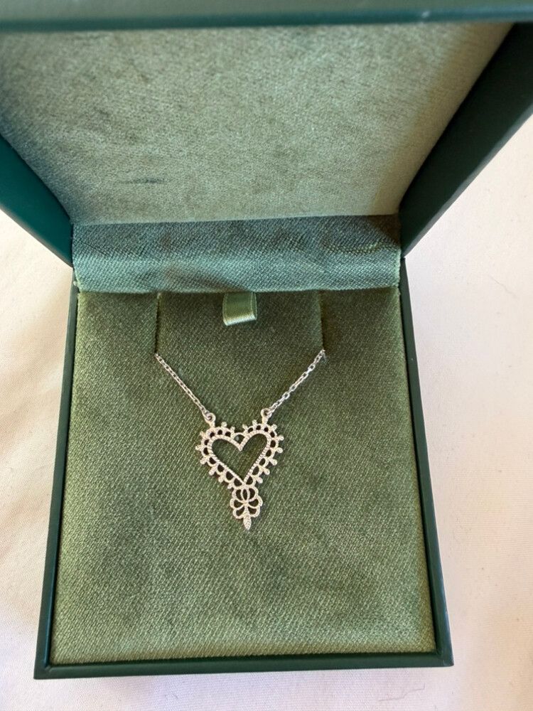 Zoe & Morgan Silver Gypsy Love Necklace