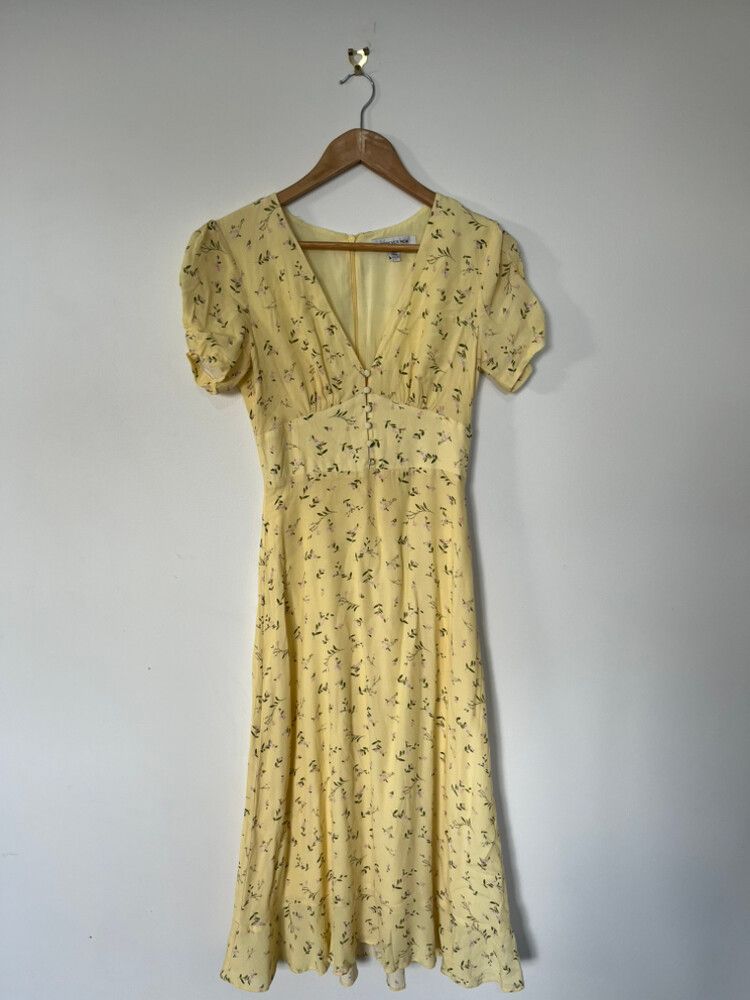 martini midi dress in limoncello Limoncello Embroidered Cocktail Dress – Monique Lhuillier