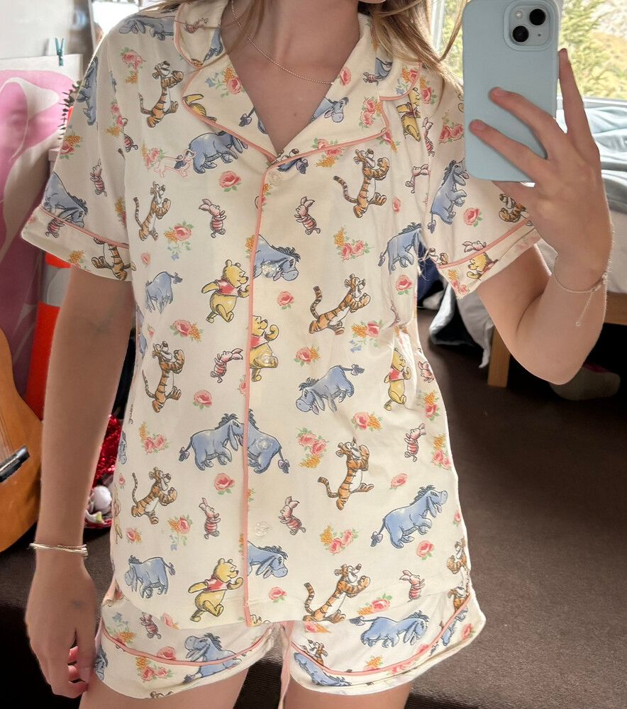Peter Alexander White Winnie the Pooh Set Size S