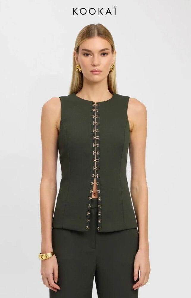 Kookai Oyster Hook Crew Top