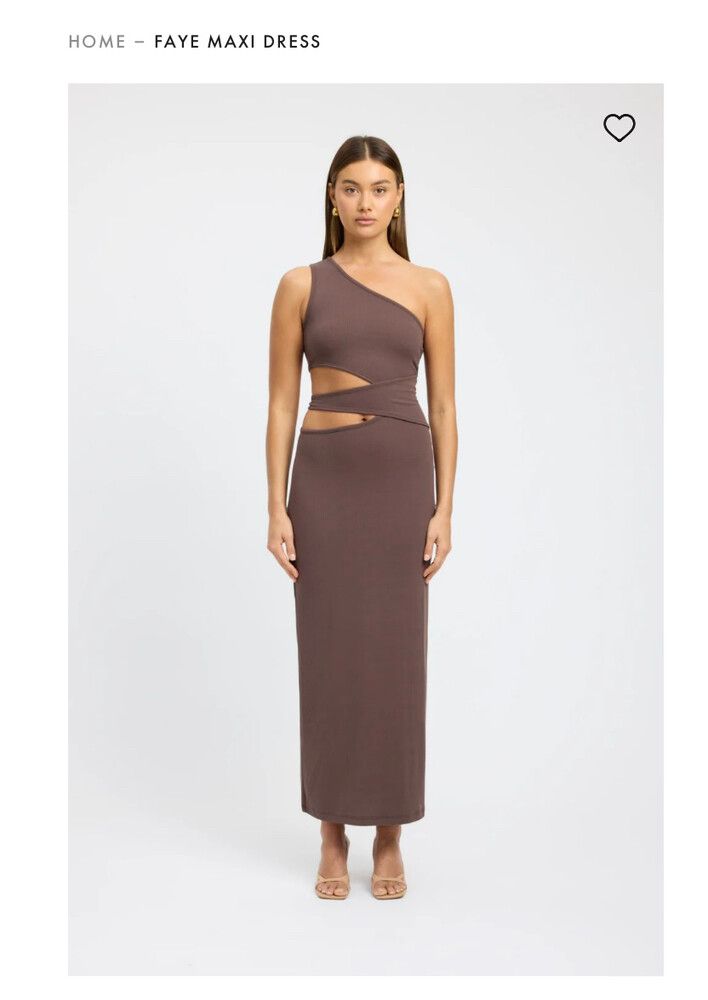 Kookai - Kookai Brown Faye Maxi Dress on Designer Wardrobe